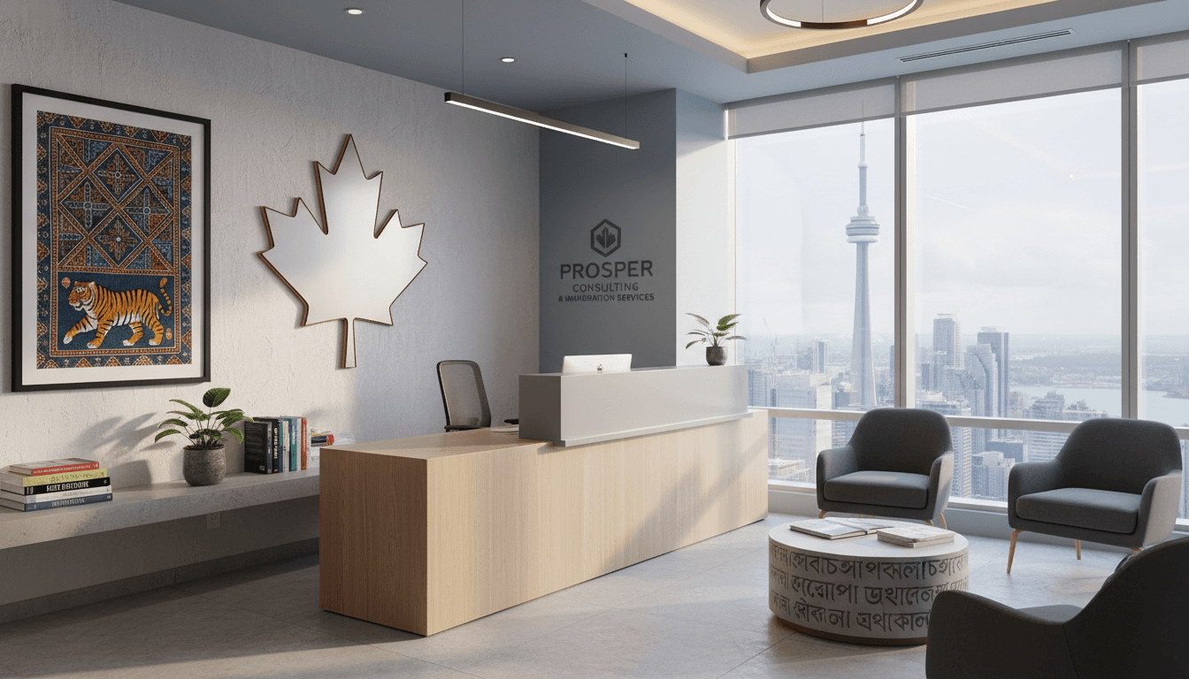 Modern professional office in Toronto